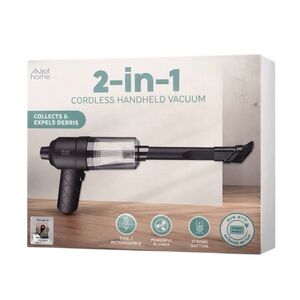 2-in-1 Cordless Handheld Vacuum Portable Car Home Rechargeable Strong Suction